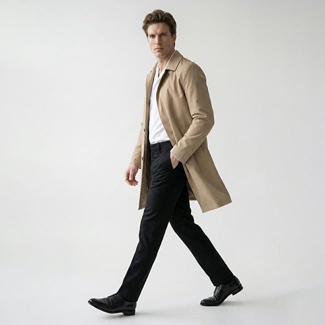 Theo | Mid-Length Trench Coat