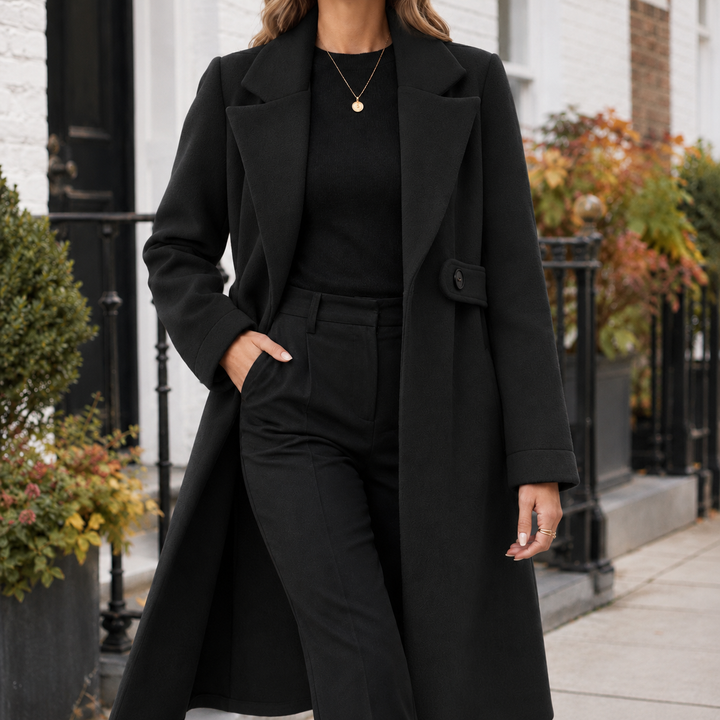 Wilhelmina Rose | Longline Wool Coat