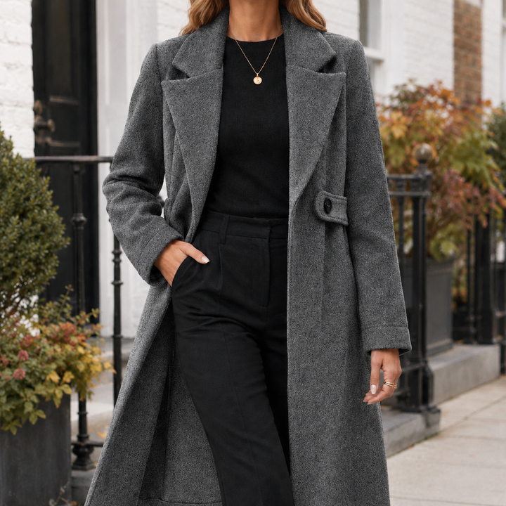 Wilhelmina Rose | Longline Wool Coat